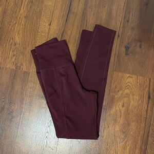 American Eagle Outfitters Deep Red Pocket Leggings